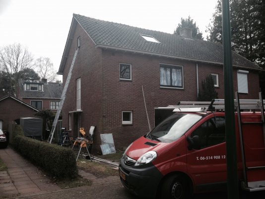 Woning voorzien van HR++ isolatieglas + roosters a/d Kastanjelaan te Soest.