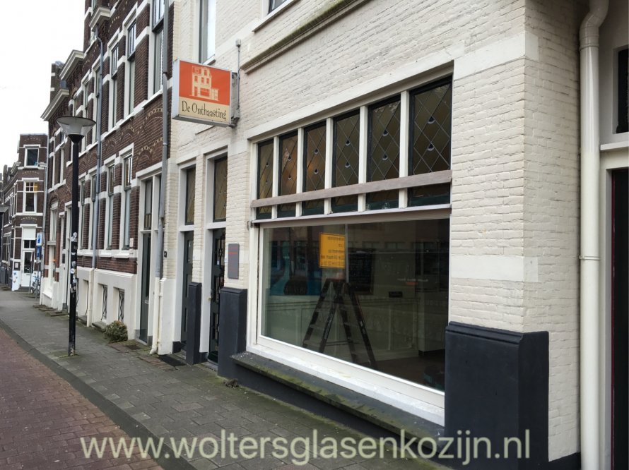Restaurant De Onthaasting te Amersfoort voorzien nieuw schuifraam met HR++ isolatieglas.