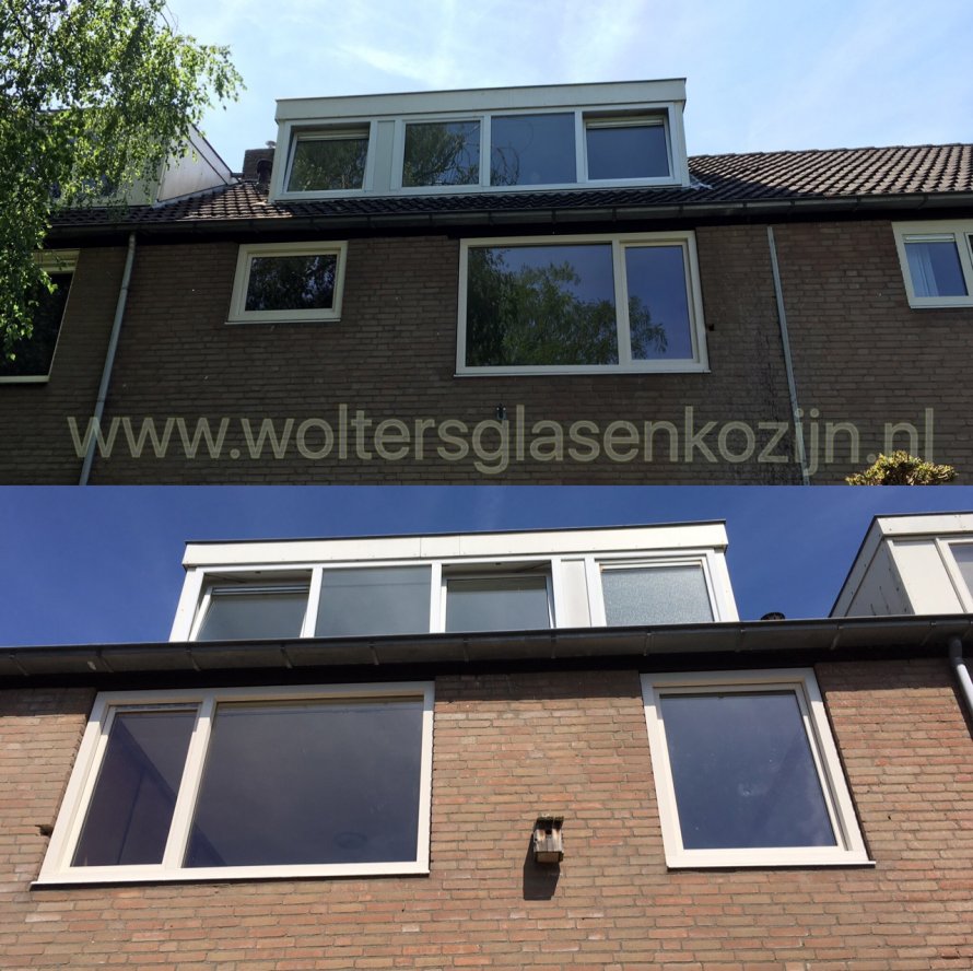 Aluminium kozijnen vervangen door Gealan kunststof kozijnen Elkerlijkpad 12 Amersfoort.